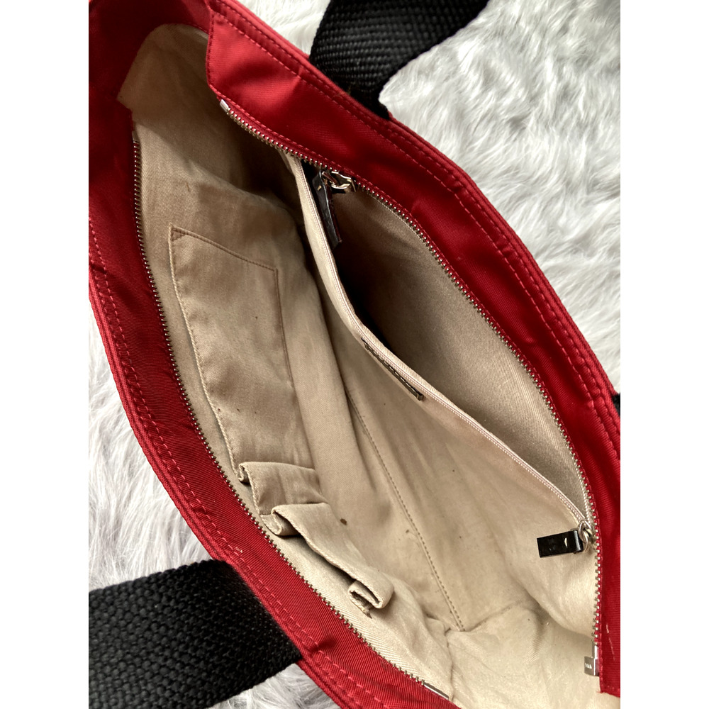 Kate Spade Maira Kalman Tote Handbag Red Darling Dog Canvas Zip Purse Medium - Picture 9 of 14